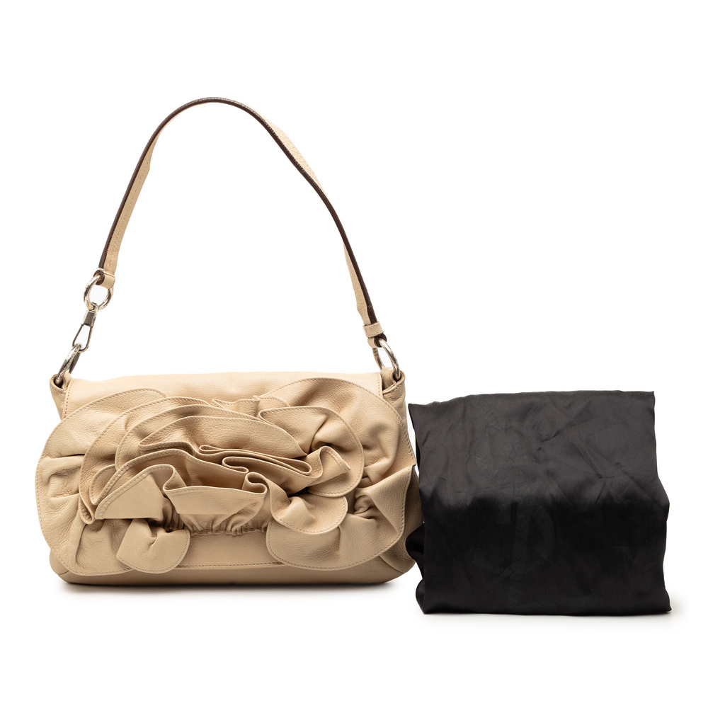 Pre-Loved Saint Laurent Leather Nadja Rose Flap Bag - Picture 9 of 9
